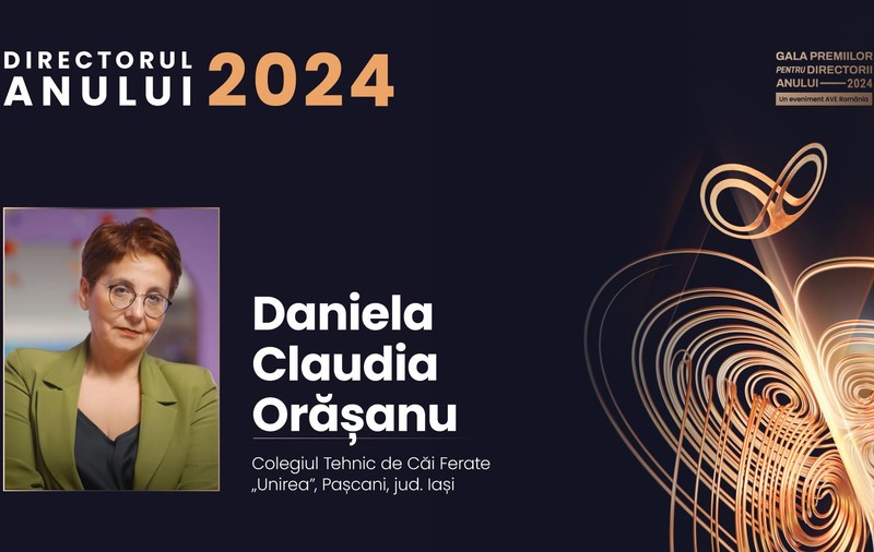 Patru directori de școală au fost premiați la Gala Premiilor pentru Directorii Anului 2024, pe scena Operei Naționale București