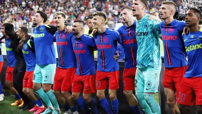 FCSB s-a calificat în grupa Europa League după dubla manșă cu Lask Linz, câștigată cu scorul de 2-1 la general. Foto: Dumitru Angelescu / Libertatea