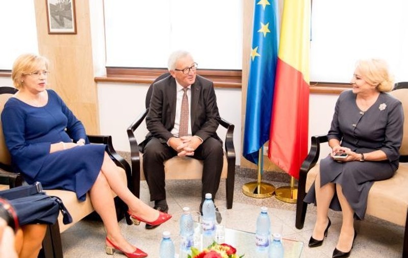 Dăncilă cere verificări la SGG, Aeroportul Băneasa și la SPP, după ce l-a ratat pe Jean Claude Juncker, la sosirea în România