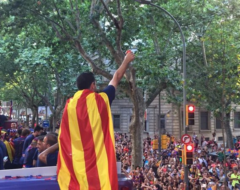 Fiestă în Barcelona. Campionii Europei au sărbătorit TRIPLA / FOTO&VIDEO
