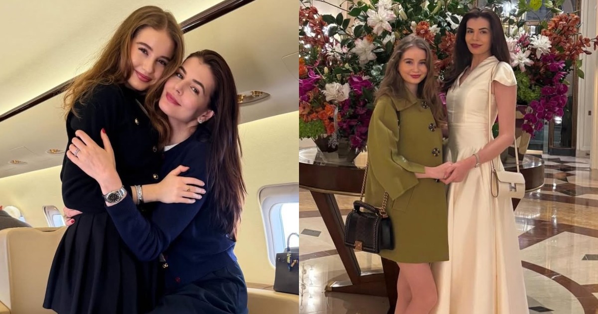Monica Gabor și Irina Columbeanu, fiica ei