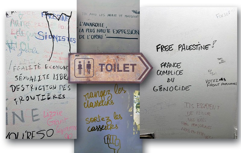 Despre pereții toaletelor, opinii și conformism. Un dialog imaginar cu studenta Maria Ferăstrău