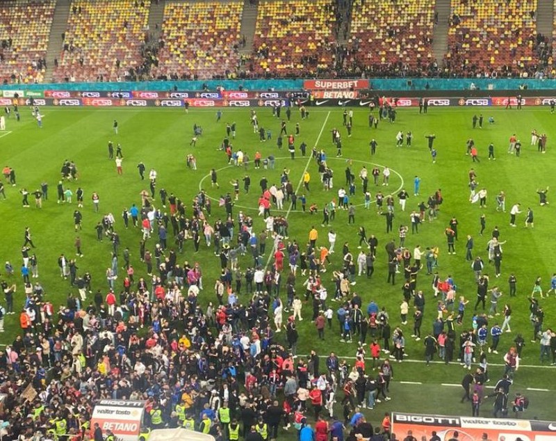 FCSB a câștigat titlul după 9 ani. Echipa lui Gigi Becali, campioana României, după victoria cu Farul de pe Arena Națională