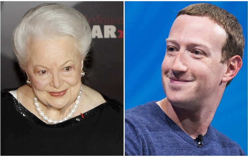 WHO'S HOT / WHO'S NOT Bătrânețea fără bătrânețe a Oliviei de Havilland versus pozele ”furate” de Mark Zuckerberg