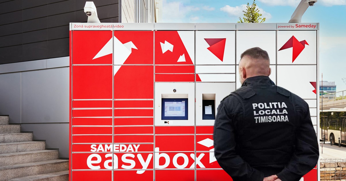 Politia locala Timisoara amenda easybox sameday