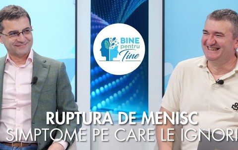 Dr. Ion Bogdan Codorean, totul despre greşelile care îți pot distruge genunchii, la „Bine pentru tine”: „Nu toate rupturile necesită operație”