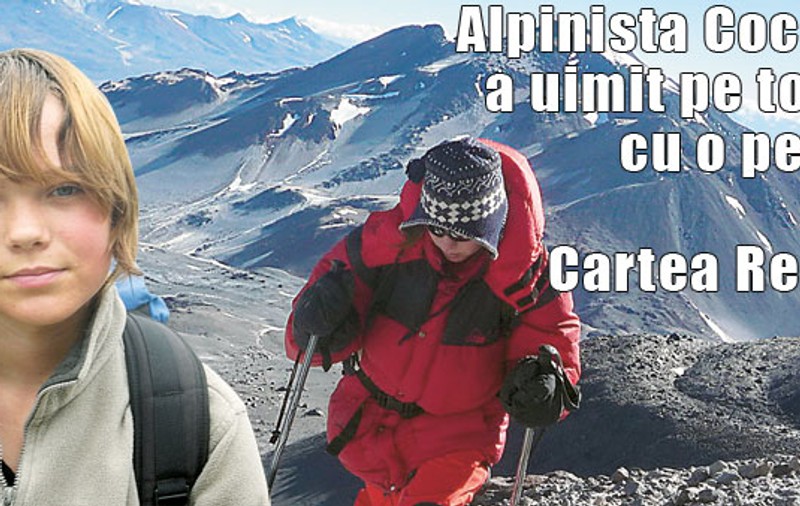 La 14 ani, a cucerit vârful celui mai înalt vulcan
