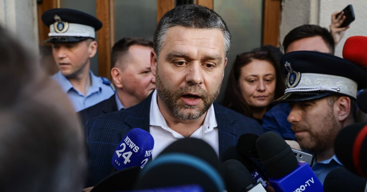Ciprian Ciucu, în momentul în care a ieșit de la DNA