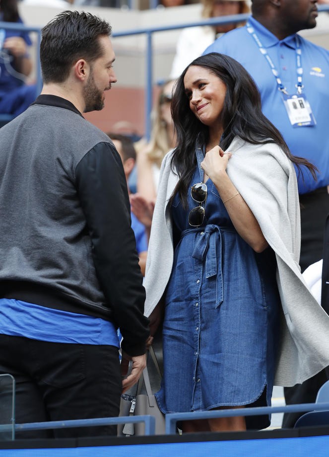 Meghan Markle și Aelxis Ohanian (EPA)
