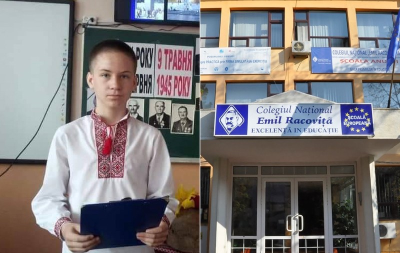 Elevul ucrainean din Iași care a început școala azi după programa românească. „Vrea să devină arhitect și să ajute la reconstrucția țării”