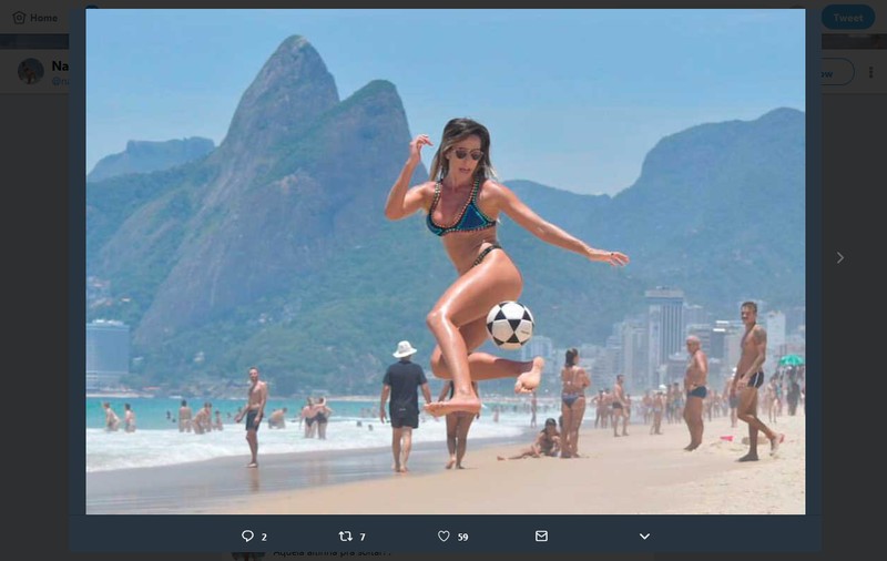 VIDEO | Natalia Guitler, senzația sexy din futvolei. Ce poate face amica lui Ronaldinho