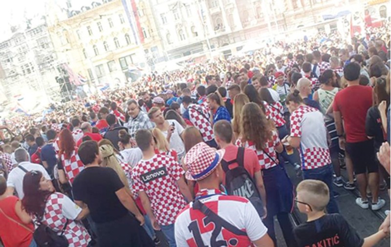 Jucătorii de la Petrolul au urmărit finala CM 2018 la Zagreb! ”Lupii” au fost fanii Croației