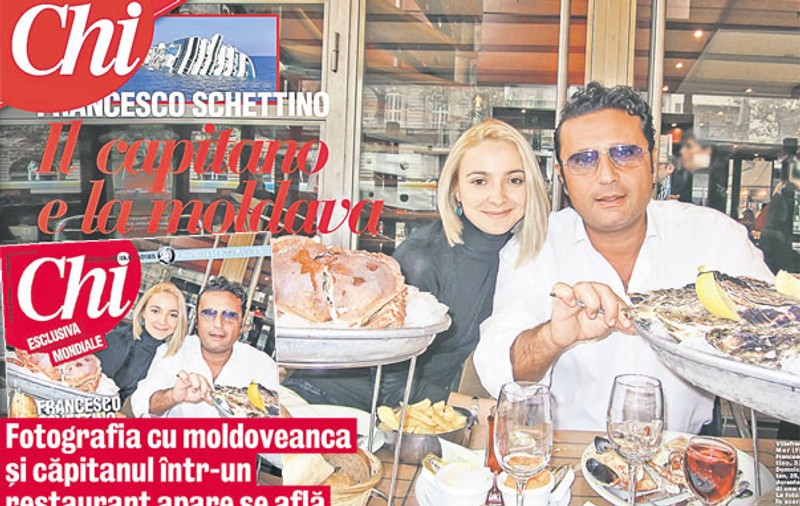 Uite cum se distrau căpitanul navei Costa Concordia şi moldoveanca Domnica | FOTO