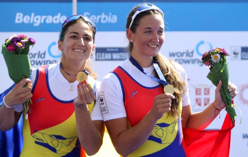 Aur pentru Simona Radiș și Ancuța Bodnar la Sevilla, după revenirea împreună în barcă. România a obținut 4 medalii la Cupa Mondială de canotaj