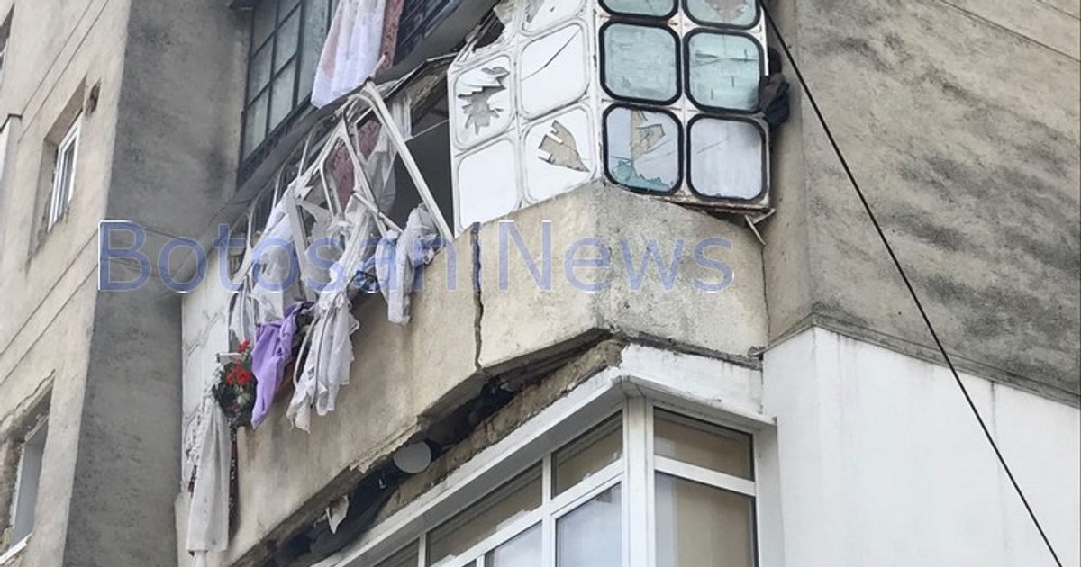 Explozie în Botoșani
