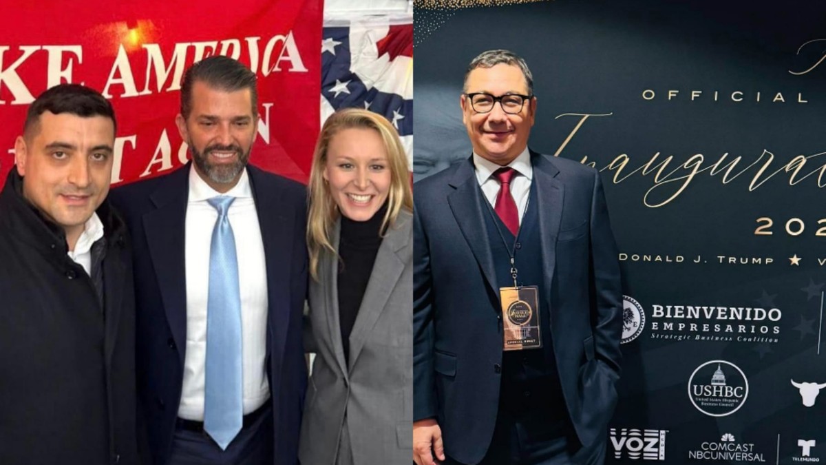 George Simion și Victor Ponta, prezenți la ceremonia de învestire a lui Trump - Colaj Libertatea - Foto X/Facebook
