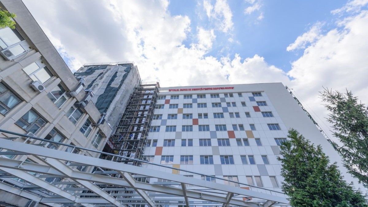 fațadă Spitalul Clinic de Urgenta pentru Copii Sfanta Maria Iasi
