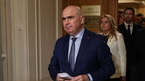 Ilie Bolojan după o ședință a conducerii PNL FOTO Vlad Chirea