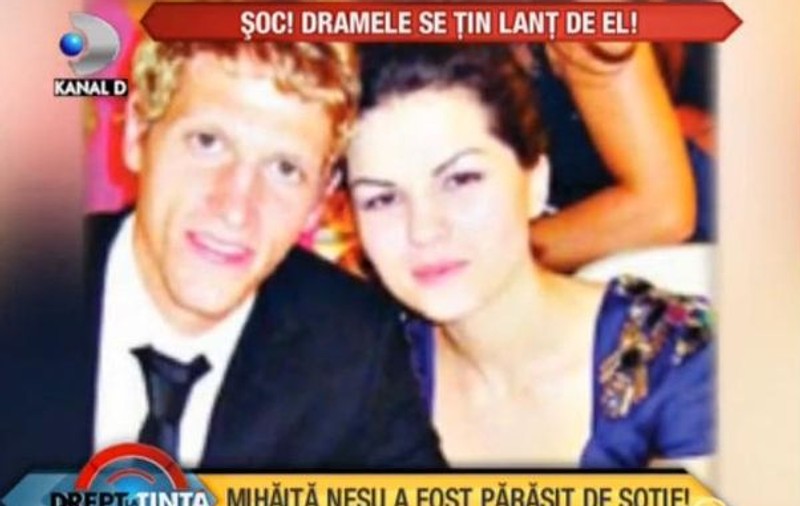 O nouă dramă pentru NEŞU! Fostul fotbalist a fost părăsit de soţie