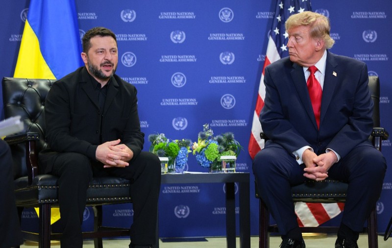 Donald Trump și Volodimir Zelenski