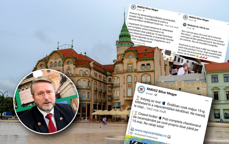 La Oradea, partidele maghiare UDMR și PPMT și-au făcut centre proprii de recenzare a populației: „E vreo problemă?!”