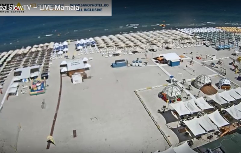 Libertatea transmite LIVE, 24 de ore din 24, imagini cu plaja din Mamaia