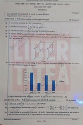 Subiecte Matematica la Evaluarea Nationala 2020