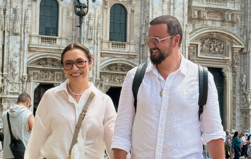 Imagini cu Andra și Cătălin Măruță la Milano. „Drumurile noastre se despart pentru câteva zile. Restul găștii se întoarce în Spania”