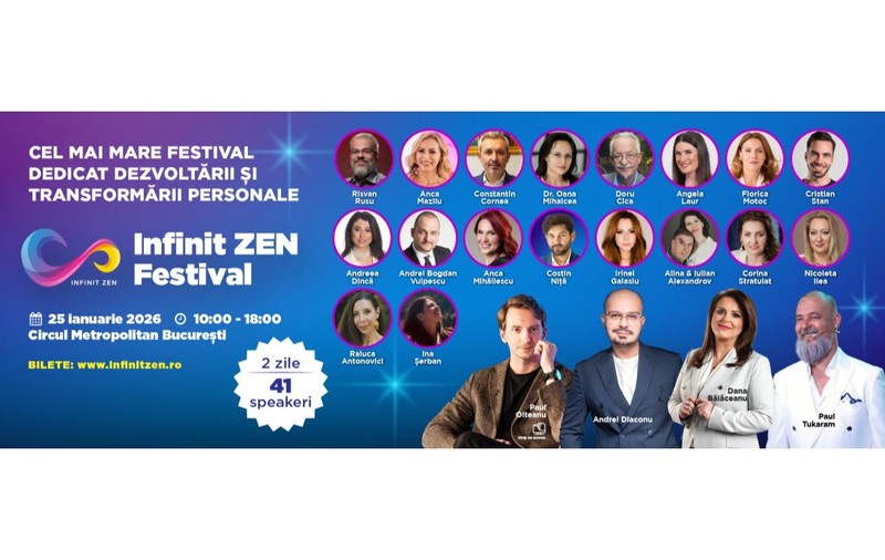 Infinit ZEN Festival – două zile intense de transformare personală și spirituală!