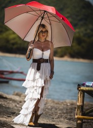 Gina Pistol se plânge de temperaturile oscilante: când e caniculă, când e foarte frig!