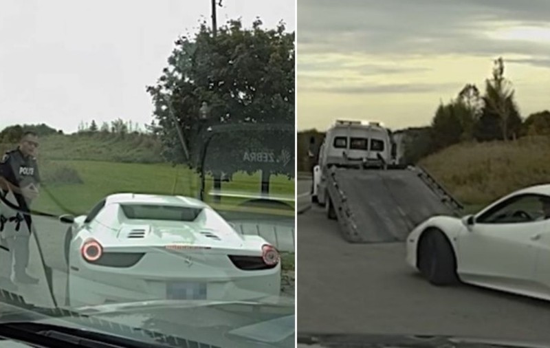 Un tânăr șofer a rămas fără bolidul Ferrari chiar de ziua lui: „Mamă, vino să mă iei”