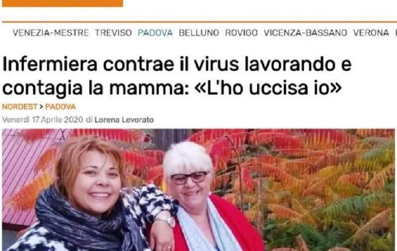 Lovitură cumplită pentru o asistentă română din Italia. Mama sa a fost răpusă de COVID-19 după ce se infectase chiar de la ea