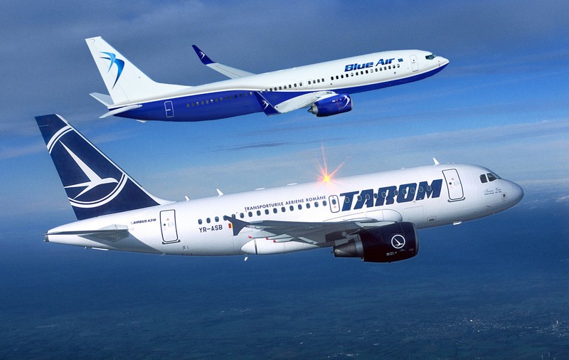 Guvernul garantează împrumuturi pentru pentru Tarom și Blue Air, pentru compensarea pierderilor cauzate de pandemie