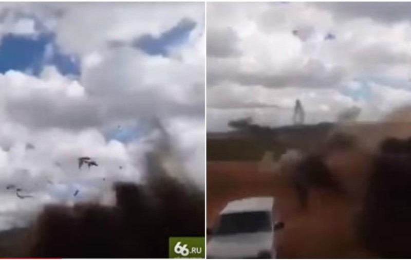 Accident la cel mai mare exercițiu militar al forțelor ruse, Zapad-2017. Doi jurnaliști au fost grav răniți, iar două mașini au ars