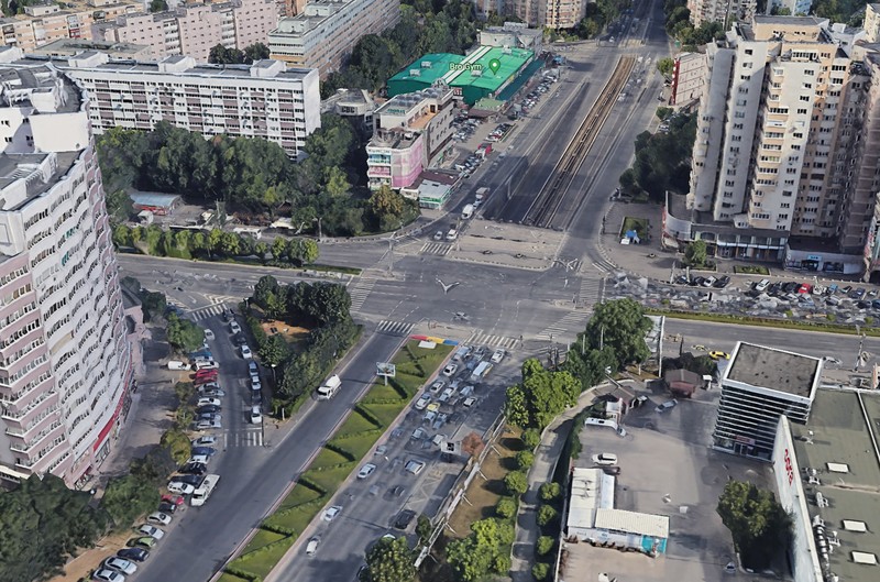 Bd. Iuliu Maniu/șos. Virtuții/str. Lujerului | Captură Google Earth