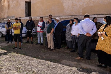 Oamenii au venit în grup şi au aşteptat zeci de minute să voteze