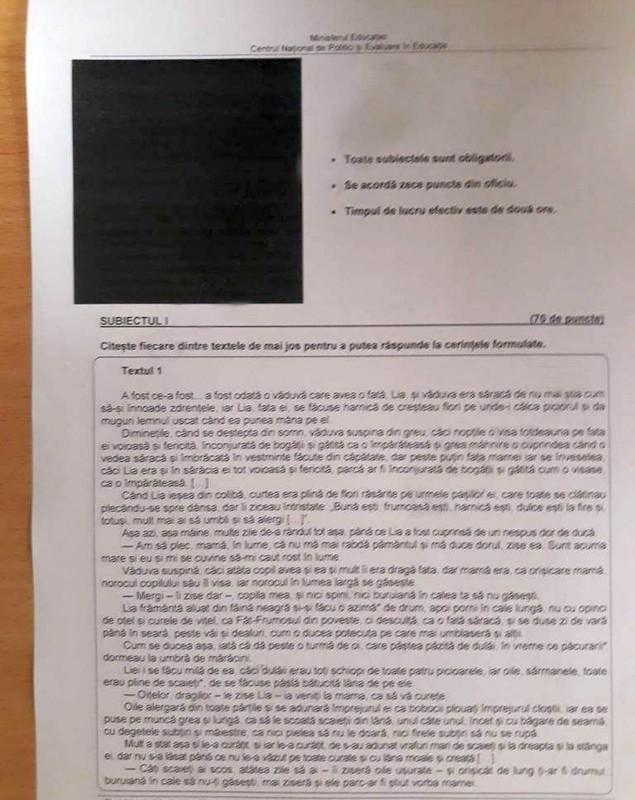 Subiectele la Română la Evaluarea Națională 2024. Cerințele pe care le-au avut de rezolvat absolvenții de clasa a VIII-a