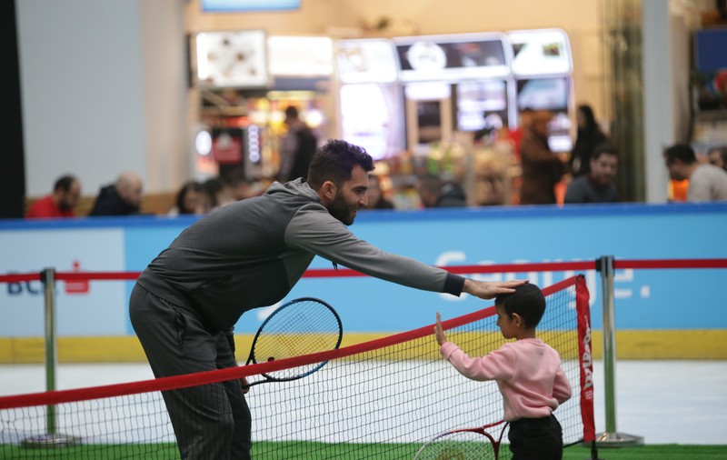 Horia Tecău a jucat tenis de câmp pe gheață / GALERIE FOTO