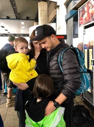 Serban Copot, alături de familia lui