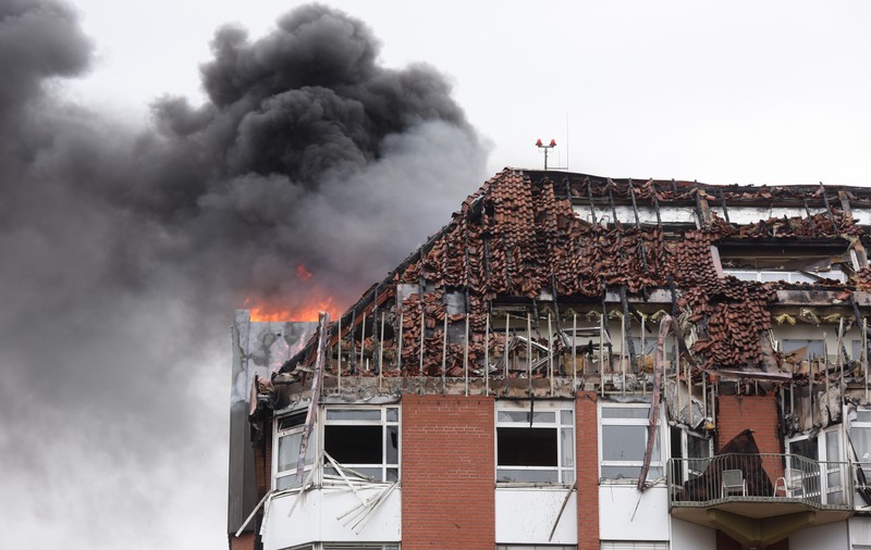 Incendiu la un spital din Germania: Doi pacienți au murit și alte 15 persoane au fost rănite | GALERIE FOTO