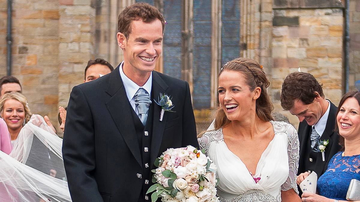 Andy Murray s-a căsătorit cu Kim pe 1 aprilie 2015. (FOTO: EPA)