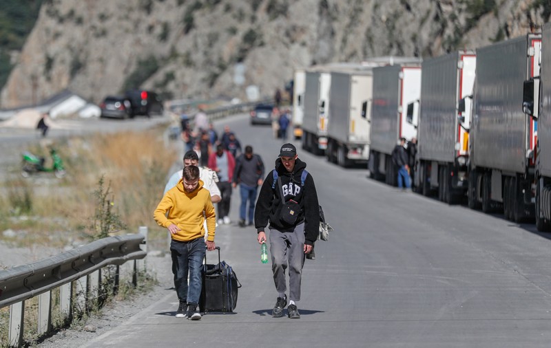 După decretarea mobilizării, numărul rușilor care au intrat în țările UE a crescut cu 30%, anunță Frontex