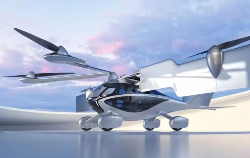 Prototipul vehiculului electric zburător Aska A5, prezentat la CES 2023