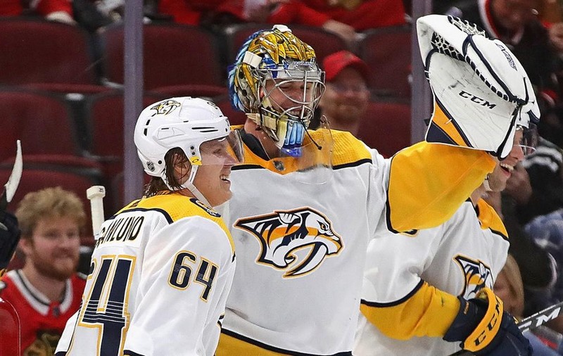 Finlandezul Pekka Rinne, al 12-lea portar care marchează un gol în istoria NHL. Goalkeeperul de la Nashville Predators a înscris în meciul cu Chicago Blachawks / VIDEO