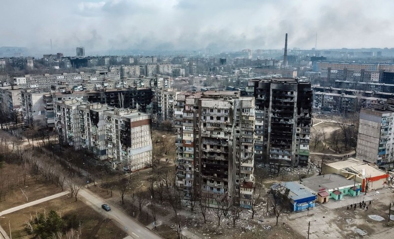 Peste 100.000 de oameni sunt captivi în Mariupol (foto Hepta)
