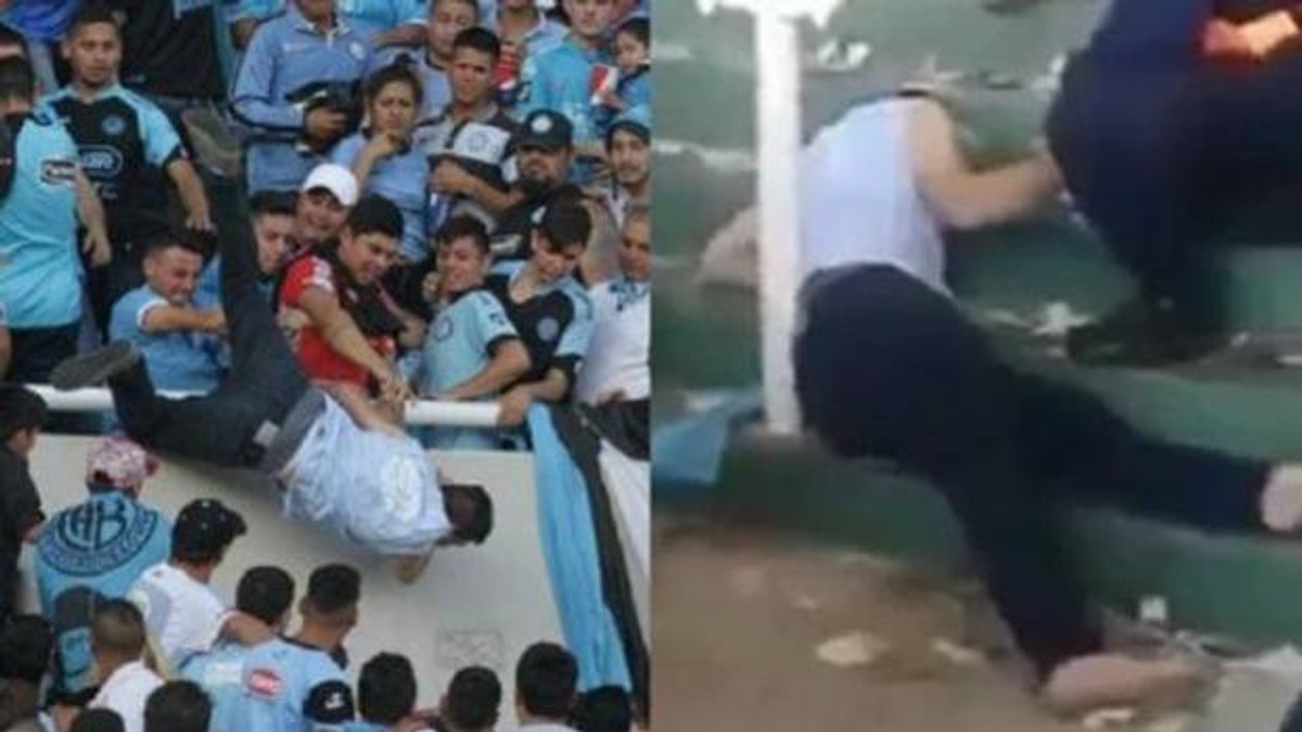 Alt incident groaznic în fotbal. Un suporter a fost aruncat din tribună și a murit!