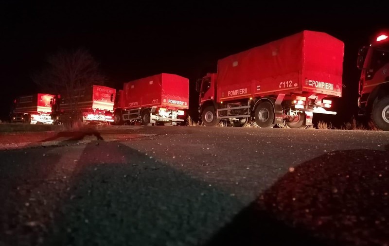 Un nou transport de ajutoare umanitare transmis de România a plecat din Piatra Neamţ spre Vama Siret