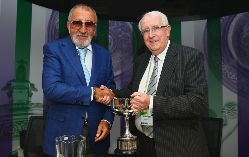 La 40 de ani după ce a scris istorie în tenis, Ion Țiriac a fost premiat la Wimbledon
