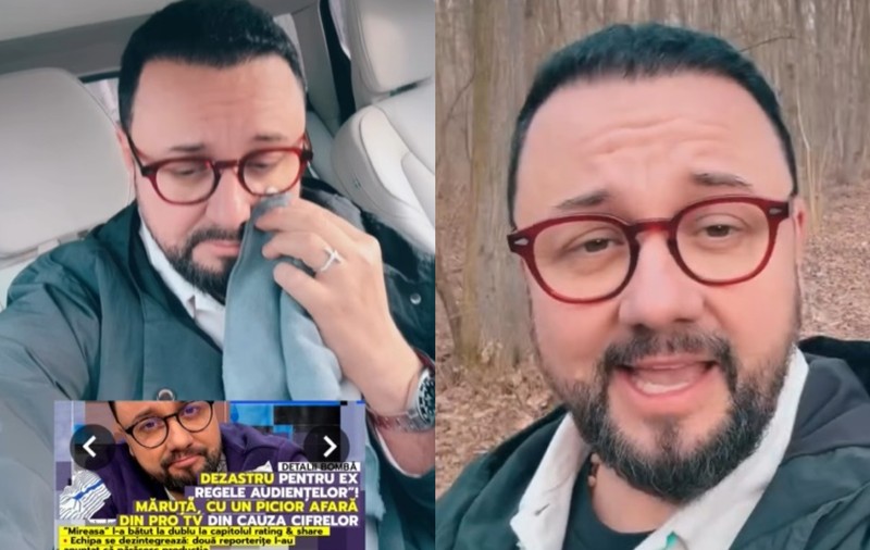 Reacția lui Cătălin Măruță după ce s-a zis că ar urma să fie dat afară de la Pro TV din cauza audiențelor emisiunii: „Ursul merge, câinii latră!”