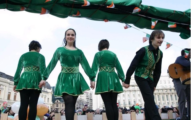 Cea mai importantă paradă din Europa dedicată St. Patrick's Day are loc la Bucureşti!